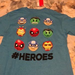 Marvel heroes t shirt- boys size S
